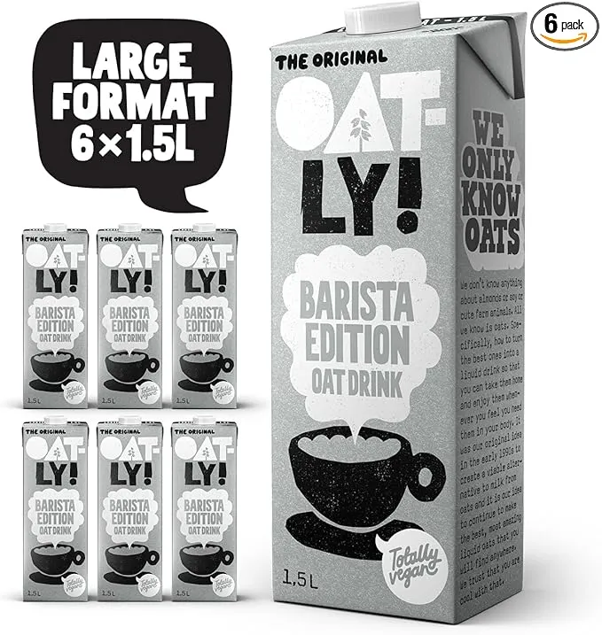 Oatly Barista Edition Large Pack Long Life 6 x 1.5 L– Buyer’s Review