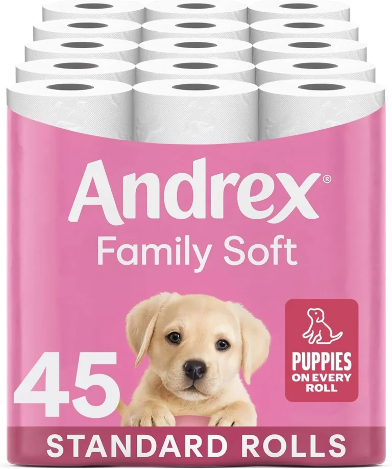 Andrex Family Soft Toilet Tissue 45 Rolls – Buyer’s Review